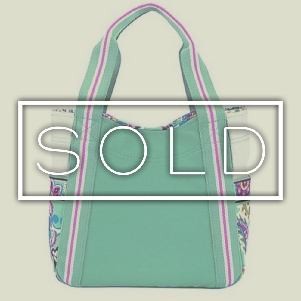 Vera Bradley Sm. Colorblock Tutti Frutti Tote Bag